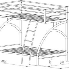 Кровать двухъярусная «Виньола-2» в Кунгуре - kungur.mebel24.online | фото 6
