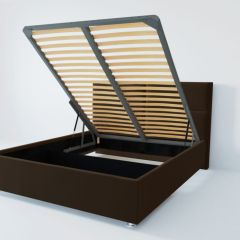 Кровать Корсика с ПМ 800 (экокожа коричневая) в Кунгуре - kungur.mebel24.online | фото