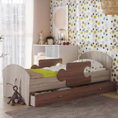 Кровать "Мозайка" на щитах + бортики + ящики в Кунгуре - kungur.mebel24.online | фото 2