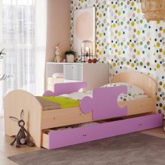 Кровать "Мозайка" на щитах + бортики + ящики в Кунгуре - kungur.mebel24.online | фото 9
