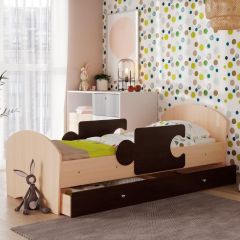 Кровать "Мозайка" на щитах + бортики + ящики в Кунгуре - kungur.mebel24.online | фото 10