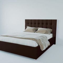 Кровать Венеция без основания 800 (экокожа коричневая) в Кунгуре - kungur.mebel24.online | фото 1