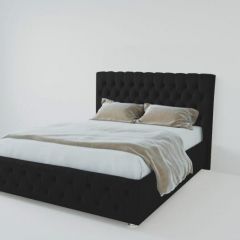 Кровать Версаль 1400 без основания (экокожа кольт ч) в Кунгуре - kungur.mebel24.online | фото