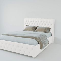 Кровать Версаль 1600 без основания (экокожа белый) в Кунгуре - kungur.mebel24.online | фото