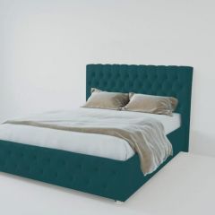Кровать Версаль 1400 без основания (велюр бирюзовый) в Кунгуре - kungur.mebel24.online | фото