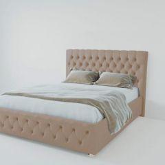 Кровать Версаль 2000 без основания (велюр серый) в Кунгуре - kungur.mebel24.online | фото
