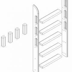 Кровать Сонечка 2-х ярусная (модульная) в Кунгуре - kungur.mebel24.online | фото 12