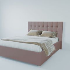 Кровать Венеция с ПМ 800 (велюр темно-серый) в Кунгуре - kungur.mebel24.online | фото 2