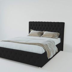 Кровать Версаль с ПМ 1200  (экокожа кольт ч) в Кунгуре - kungur.mebel24.online | фото