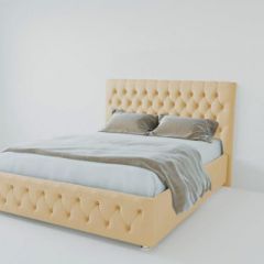 Кровать Версаль с ПМ 1600 (экокожа бежевая) в Кунгуре - kungur.mebel24.online | фото