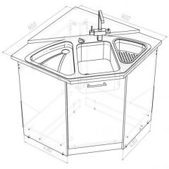 Кухонный гарнитур Амели оптима 1800х2400 мм в Кунгуре - kungur.mebel24.online | фото 16