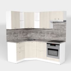 Кухонный гарнитур Лариса оптима 4 1400х2000 мм в Кунгуре - kungur.mebel24.online | фото 3