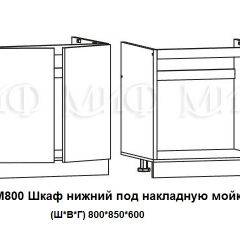 ЛИЗА-2 Кухонный гарнитур 1,6 Белый глянец холодный в Кунгуре - kungur.mebel24.online | фото 6