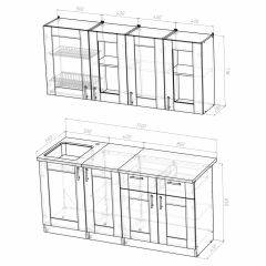 Кухонный гарнитур Ника демо 1700 в Кунгуре - kungur.mebel24.online | фото 4