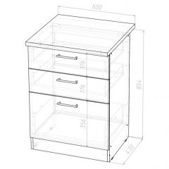 Кухонный гарнитур Паола оптима 1500х1800 мм в Кунгуре - kungur.mebel24.online | фото 17