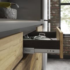 Кухонный гарнитур Лофт 2.0 (Дуб Крафт/Венге) в Кунгуре - kungur.mebel24.online | фото 2