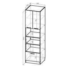 Кухонный гарнитур Сиена оптима 1800х2400 мм в Кунгуре - kungur.mebel24.online | фото 12