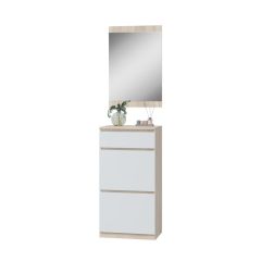 ЛОРИ Прихожая  (дуб сонома светлый/белый) в Кунгуре - kungur.mebel24.online | фото 10
