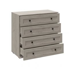 Модульная спальня София (Дуб крафт белый) в Кунгуре - kungur.mebel24.online | фото 3