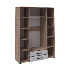 Модульная Спальня Соната (Белый/Дуб Крафт Золотой) в Кунгуре - kungur.mebel24.online | фото 8