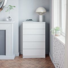 МОРИ МК 700.5 Комод (белый) в Кунгуре - kungur.mebel24.online | фото
