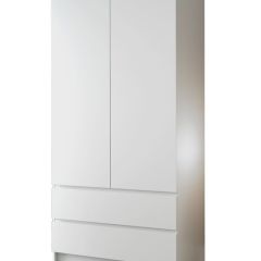 МОРИ МШ 900.1 Шкаф с 2мя дв и 2мя ящ. (белый) в Кунгуре - kungur.mebel24.online | фото