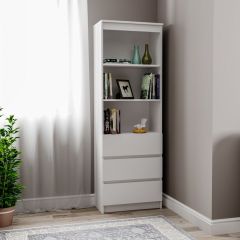 МОРИ МСТ 600.3 Стеллаж (белый) в Кунгуре - kungur.mebel24.online | фото