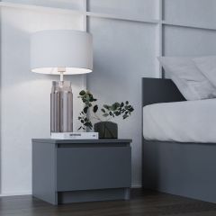МОРИ ТПМ 400.1 Тумба прикроватная (графит) в Кунгуре - kungur.mebel24.online | фото