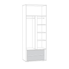 Муссон спальня (модульная) в Кунгуре - kungur.mebel24.online | фото 10