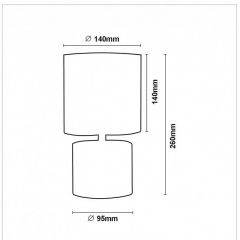 Настольная лампа декоративная Lucide Greasby 47502/81/38 в Кунгуре - kungur.mebel24.online | фото 4