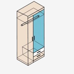 НИКА Н10з Шкаф для одежды в Кунгуре - kungur.mebel24.online | фото 4