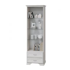 НИКОЛЬ Шкаф-витрина с 1 ст.дв. и 2 ящика в Кунгуре - kungur.mebel24.online | фото 2