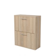 Обувница 2 секции (дуб сонома) в Кунгуре - kungur.mebel24.online | фото