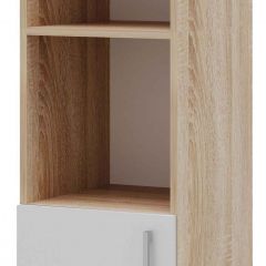 Пенал ПКС-8 Дуб сонома/Белый глянец в Кунгуре - kungur.mebel24.online | фото