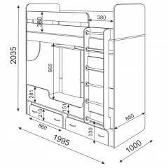 Подростковая ОСТИН (модульная) в Кунгуре - kungur.mebel24.online | фото 66