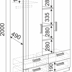 Подростковая Волкер (модульная) в Кунгуре - kungur.mebel24.online | фото 11