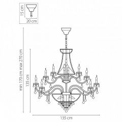 Подвесная люстра Osgona Classic 700511 в Кунгуре - kungur.mebel24.online | фото 3