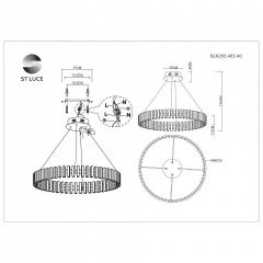 Подвесная люстра ST-Luce Estense SL6203.403.40 в Кунгуре - kungur.mebel24.online | фото 5