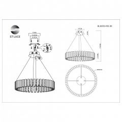 Подвесная люстра ST-Luce Estense SL6203.403.50 в Кунгуре - kungur.mebel24.online | фото 4