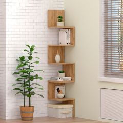 Полка угловая (ЛДСП Дуб крафт золотой) в Кунгуре - kungur.mebel24.online | фото