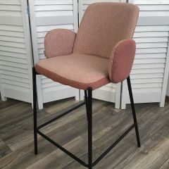 Полубарный стул NYX (H=65cm) VF109 розовый / VF110 брусничный М-City в Кунгуре - kungur.mebel24.online | фото
