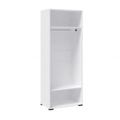 Прихожая Бриз Шкаф платяной (Белый/ Дуб юкон) в Кунгуре - kungur.mebel24.online | фото 2