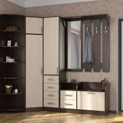 Прихожая ДИАНА-4 сек №29 (Венге/Дуб молочный) в Кунгуре - kungur.mebel24.online | фото 3