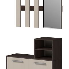Прихожая Энтер (Венге/Дуб молочный) Комплектация 2 в Кунгуре - kungur.mebel24.online | фото 4
