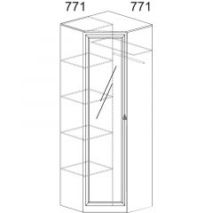 Прихожая Инна 4 Денвер темный в Кунгуре - kungur.mebel24.online | фото 5