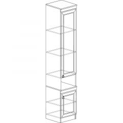 Шкаф №617 Инна Денвер светлый в Кунгуре - kungur.mebel24.online | фото 2