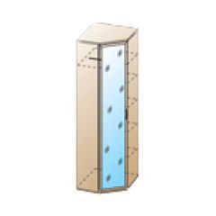 Прихожая Карина композиция 3 (Снежный ясень) в Кунгуре - kungur.mebel24.online | фото 6