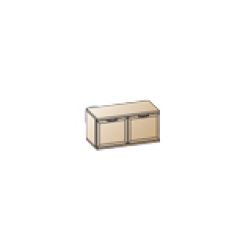 Прихожая Карина композиция 6 (Снежный ясень) в Кунгуре - kungur.mebel24.online | фото 7
