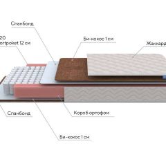 PROxSON Матрас Base M Roll (Ткань Синтетический жаккард) 120x200 в Кунгуре - kungur.mebel24.online | фото 7