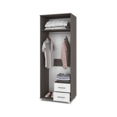 ЕВА Шкаф 2-х дверный Е24 в Кунгуре - kungur.mebel24.online | фото 2